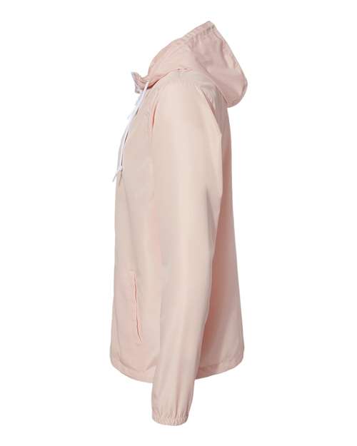 Blush/ White Zipper