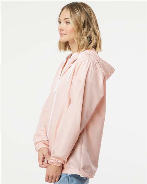 Blush/ White Zipper