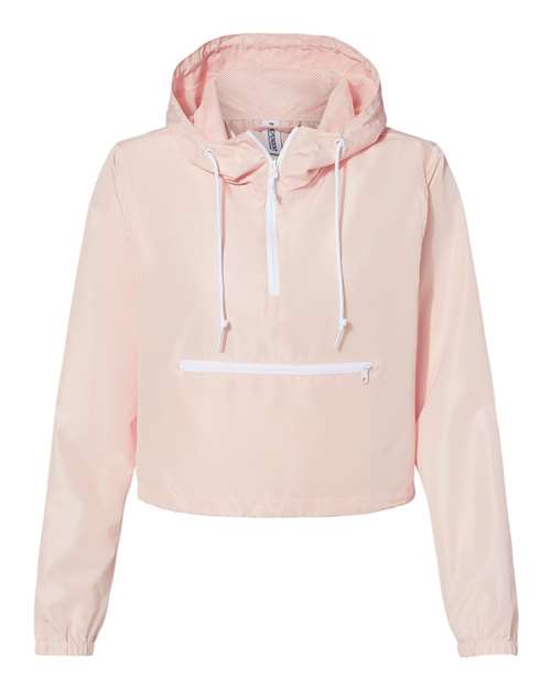 Blush/ White Zipper