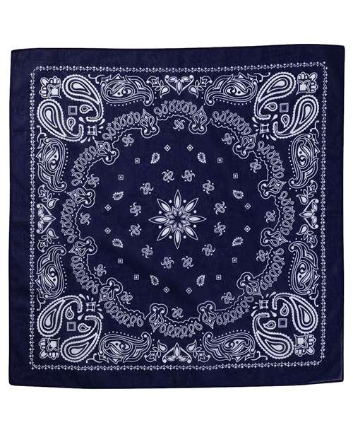 Navy Paisley