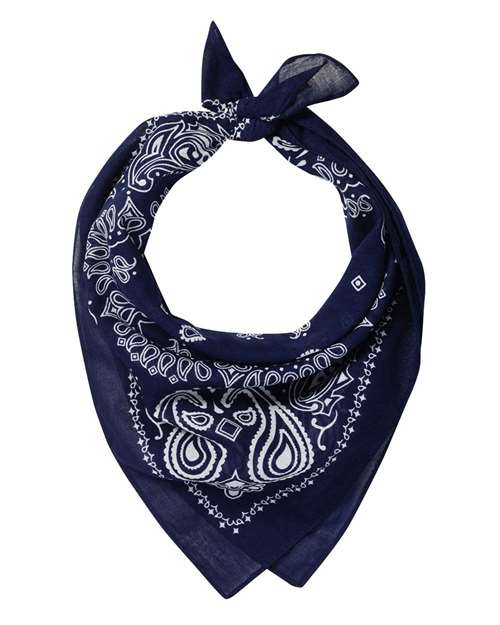 Navy Paisley