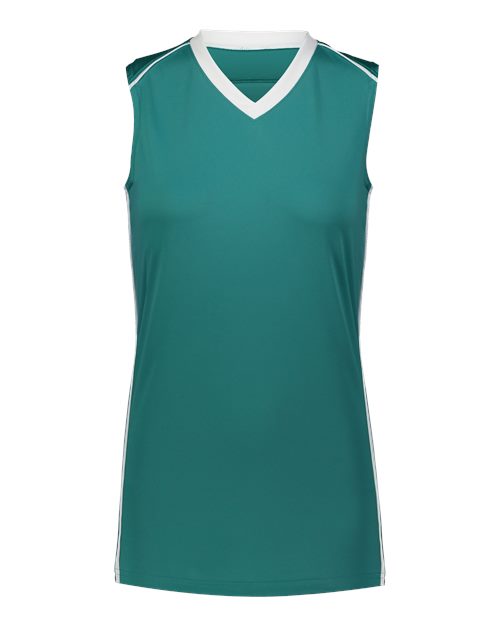 Teal/ White