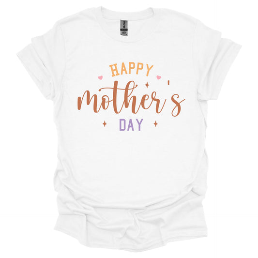 Happy Mother’s Day Shirt – Cute Script T-Shirt for Women – Fun and Sweet